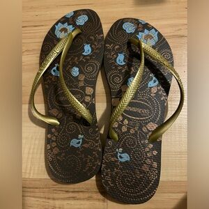 Havainas flip flops. Size 37-38